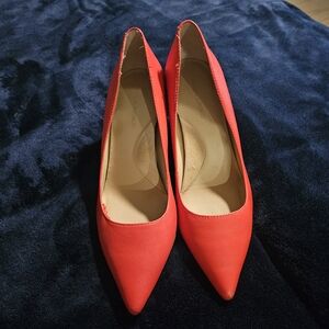 Banana Republic Red Pointed Toe Heels